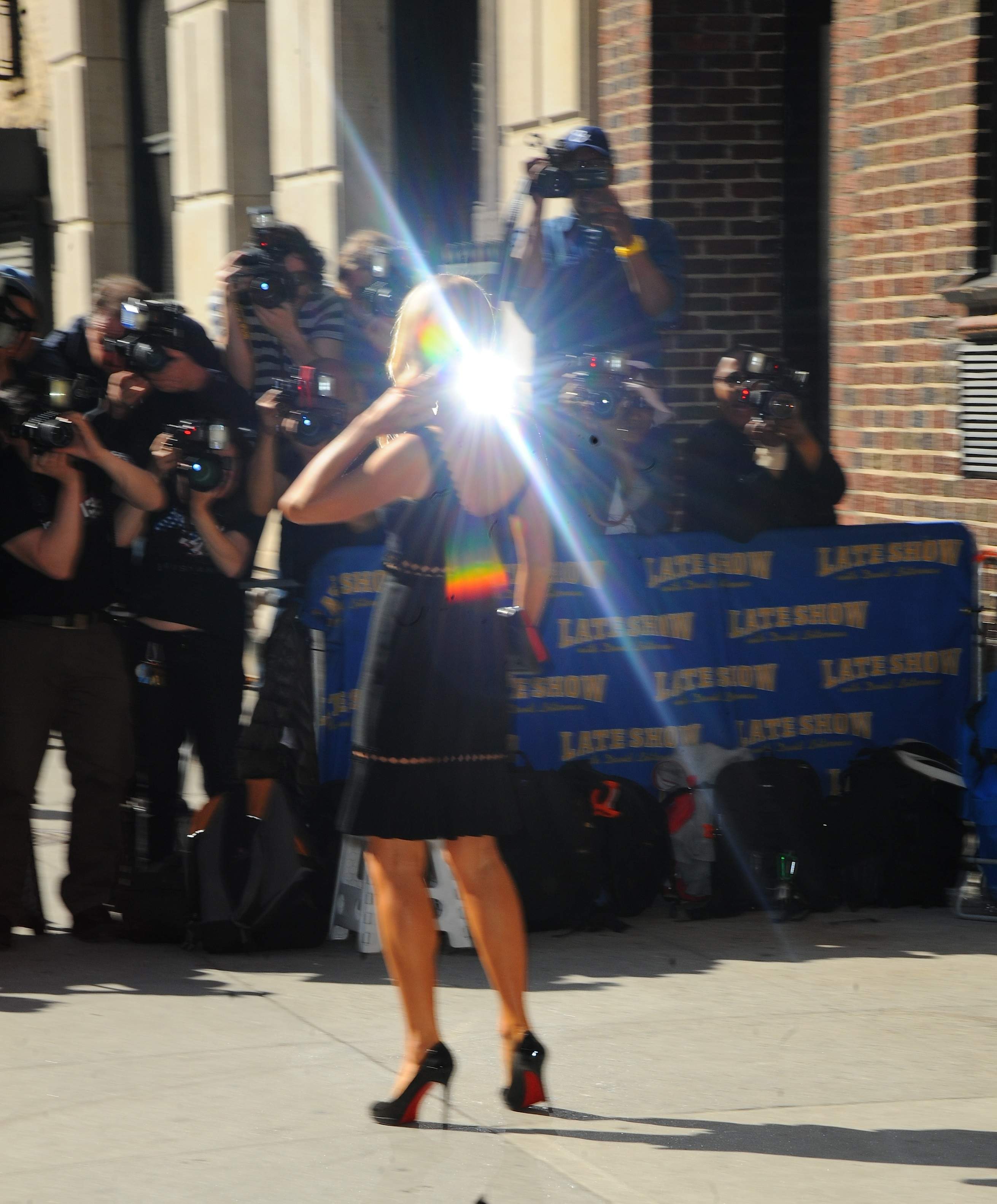 Paris Hilton at the 'Late Show with David Letterman May 2, 2013