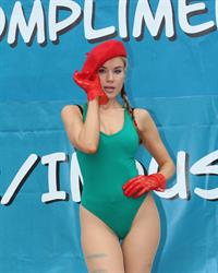 Paula Labaredas - Wears sexy  Street Fighter  costume at Comic-Con 2012 in San Diego (July 16, 2012)