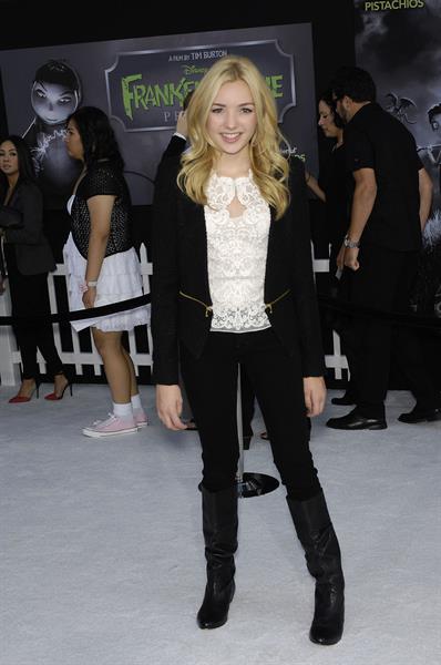 Peyton List Frankenweenie premiere LA 9/24/12 