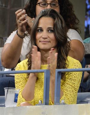 Pippa Middleton - Watching the Men's Singles Quaterfinal US Open in New York Sept 5, 2012