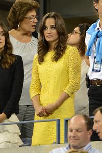 Pippa Middleton - Watching the Men's Singles Quaterfinal US Open in New York Sept 5, 2012