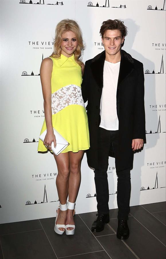 Pixie Lott Attending the View from The Shard Launch Party in London on January 31, 2013