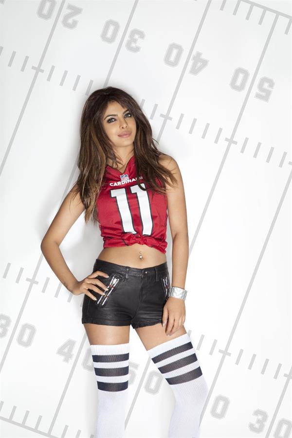 Priyanka Chopra 2012 NFL Season Photoshoot 