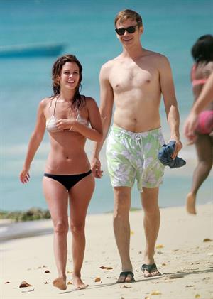 Rachel Bilson on the beach in Barbados 4/16/13 