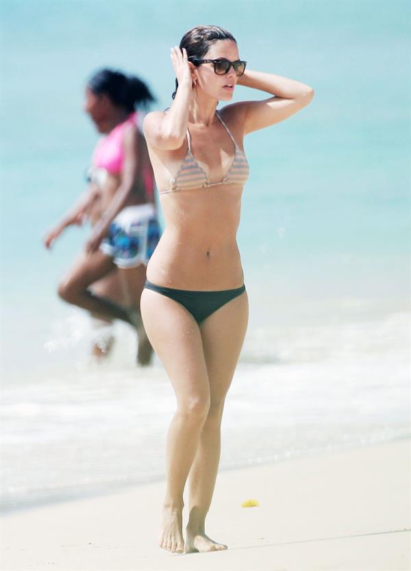 Rachel Bilson on the beach in Barbados 4/16/13 