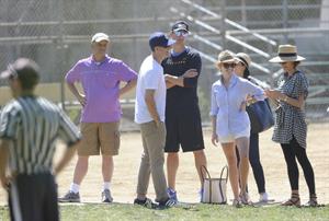 Reese Witherspoon Plays football with husband in Los Angeles (May 11, 2013) 