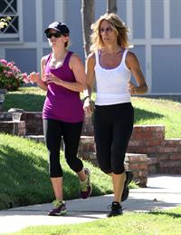 Reese Witherspoon - Jogs with a friend in Brentwood (29.05.2013) 