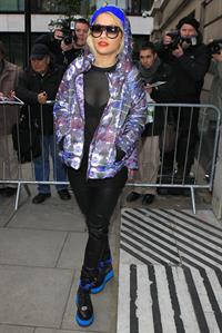 Rita Ora at BBC Radio 2 in West London 11/19/12 