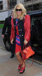 Rita Ora Leaving OMD Advertising Agency in London, England (November 5, 2012) 