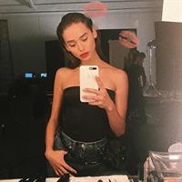 Carolina Sanchez taking a selfie