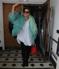 Rita Ora - Arriving to BBC Maida Vale Studios in London August 10, 2012