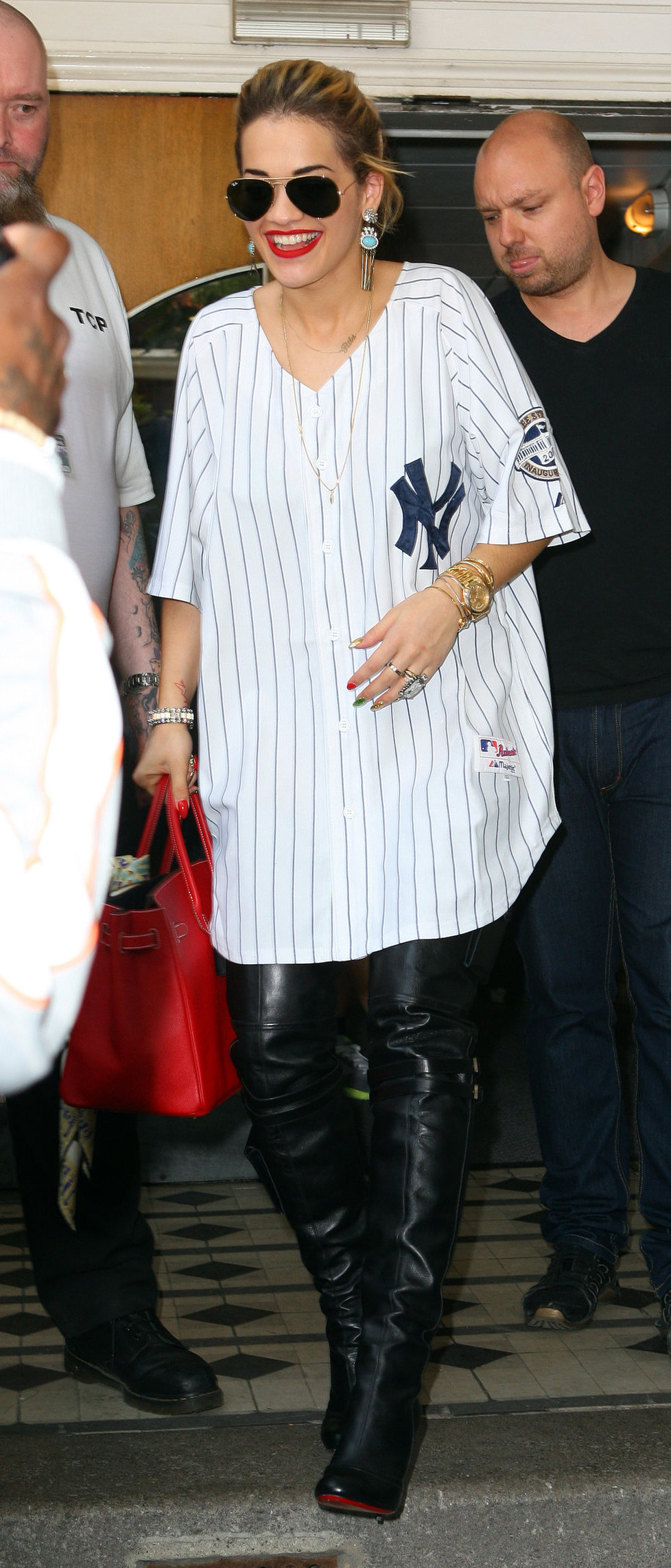 Rita Ora - leaving the BBC Maida Vale Studios in London 10 August 2012