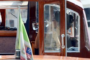 Salma Hayek Visiting the Biennale in Venice May 30, 2013