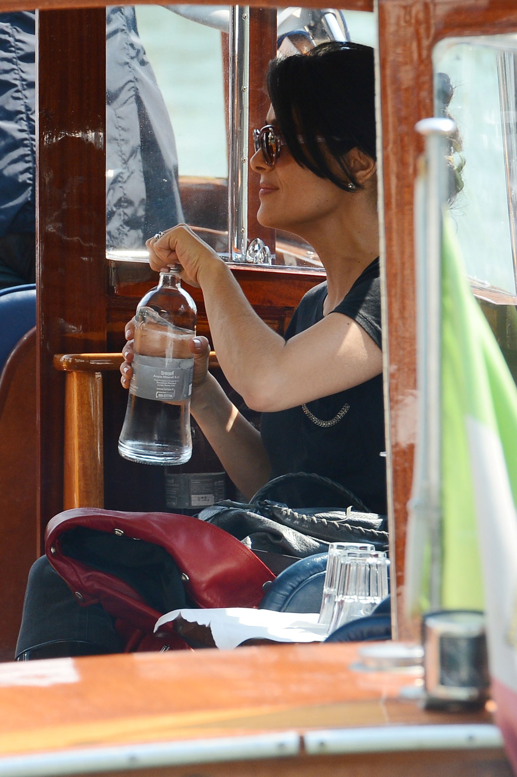 Salma Hayek Visiting the Biennale in Venice May 30, 2013