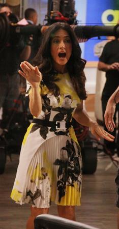 Salma Hayek - At the Good Morning America show in New York City (11.07.2013) 