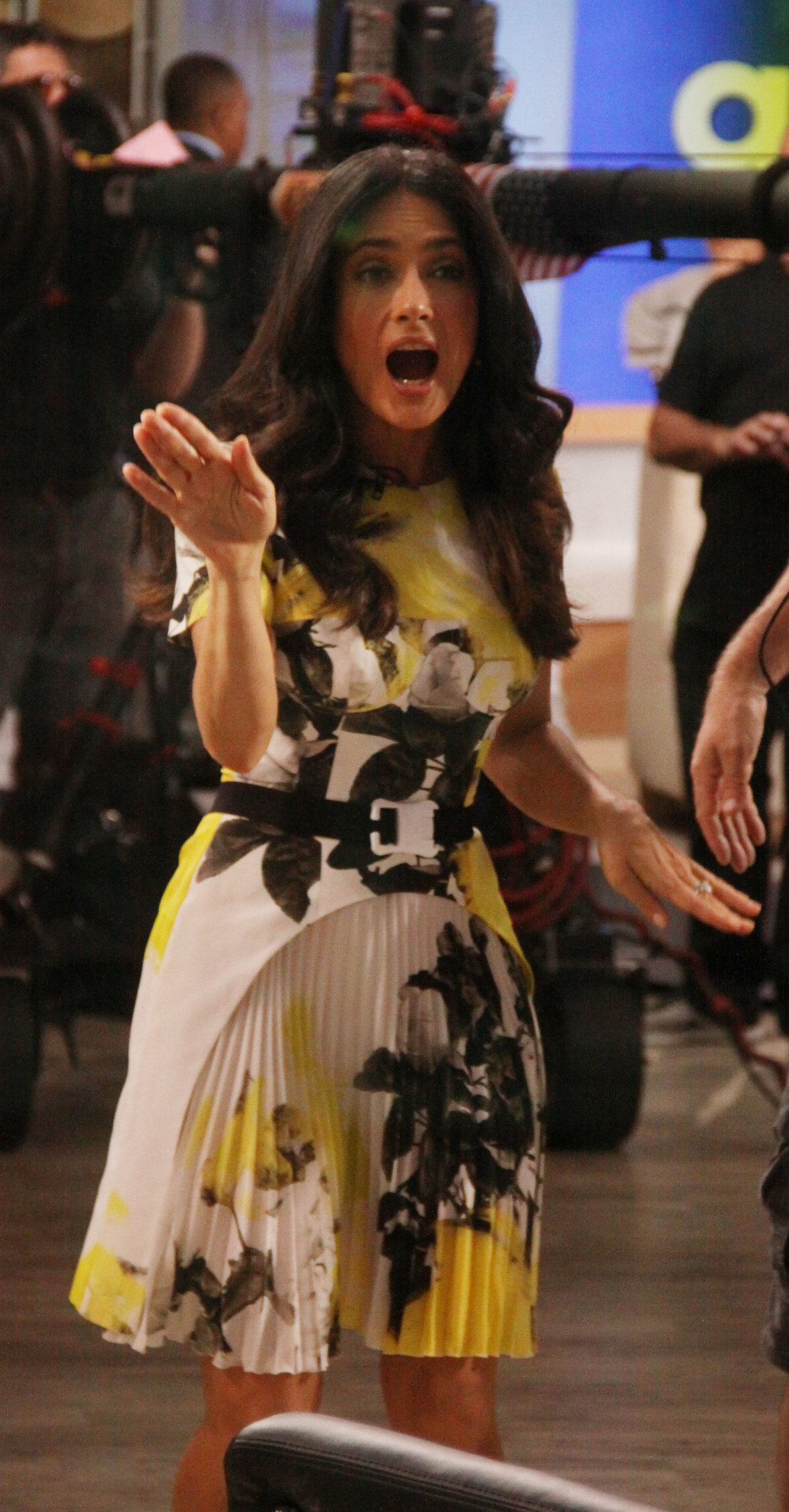 Salma Hayek - At the Good Morning America show in New York City (11.07.2013) 