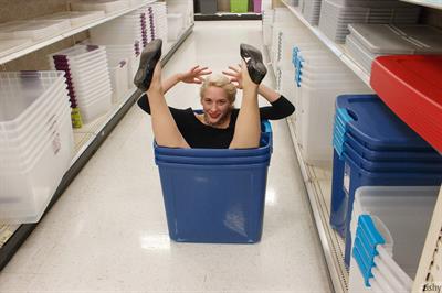 Leisel Bonnke in the Seasonal Aisle