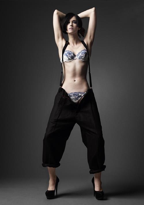 Rachel Alexander in lingerie