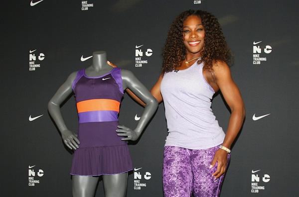 Serena Williams Nike Training Club App Workout - Melbourne January 8, 2013 