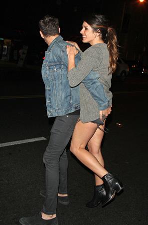 Shenae Grimes leaving Pink Taco in West Hollywood 9/29/2012 