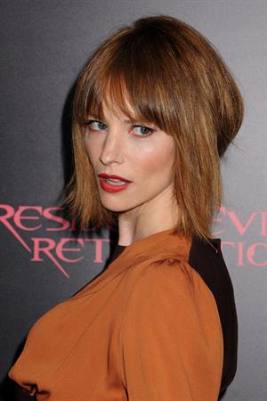 Sienna Guillory Resident Evil: Retribution - Los Angeles Premiere, 13 Sep 2012 