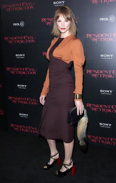 Sienna Guillory Resident Evil: Retribution - Los Angeles Premiere, 13 Sep 2012 