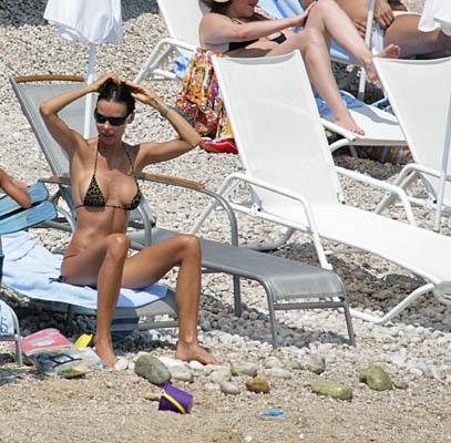 Nina Moric in a bikini