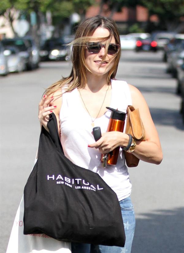 Sophia Bush - Leaving the nail salon in Beverly Hills - August 17, 2012