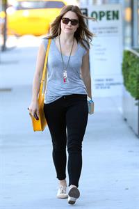Sophia Bush and Topher Grace Have Lunch Together on July 27, 2012, Los Angeles, California
