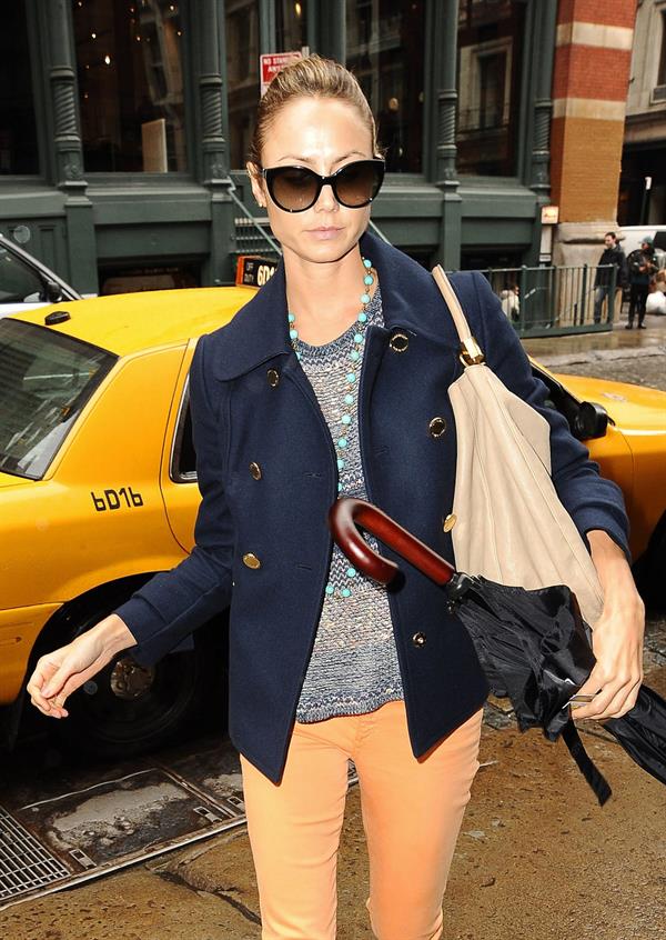 Stacy Keibler Shopping in SoHo in New York - October 9, 2012 
