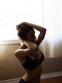 Alexandra Rabe in lingerie