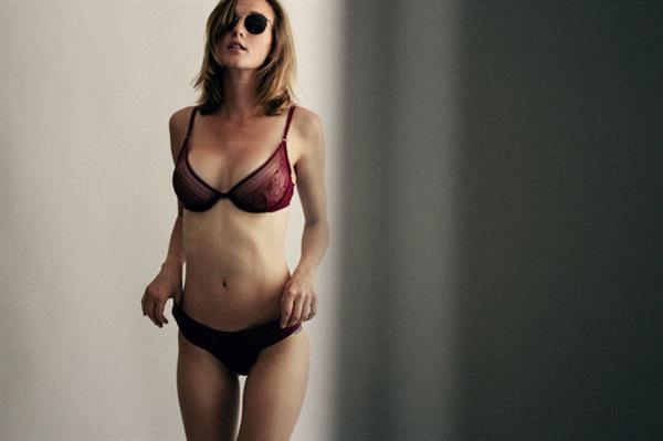 Alexandra Rabe in lingerie
