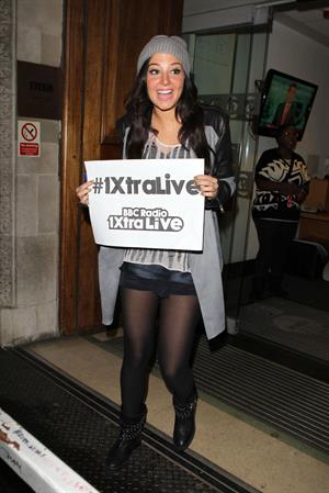 Tulisa Contostavlos Radio 1 in London - October 26, 2012