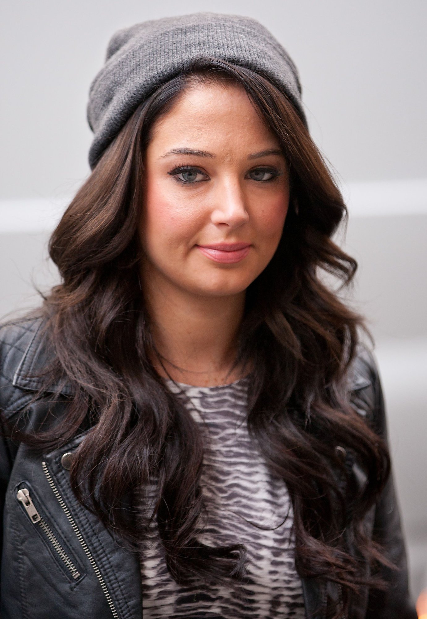 Tulisa Contostavlos outside BBC Radio One in London October 3, 2012 
