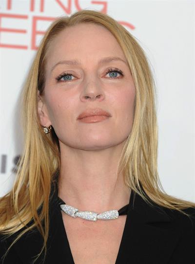Uma Thurman New York Premiere of 'Playing for Keeps' presented by The Cinema Society & Film District December 5 