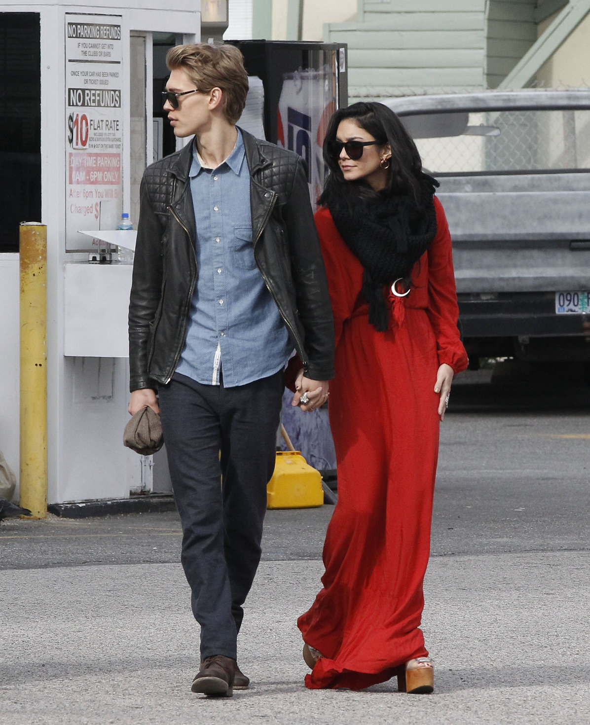 Vanessa Hudgens - headed to church in Hollywood 12/30/12  