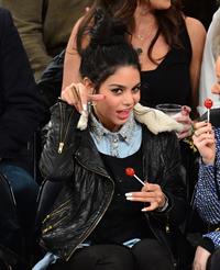 Vanessa Hudgens at Dallas Mavericks vs New York Knicks Game 9/11/12 