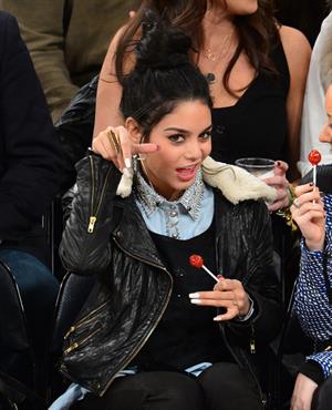 Vanessa Hudgens at Dallas Mavericks vs New York Knicks Game 9/11/12 