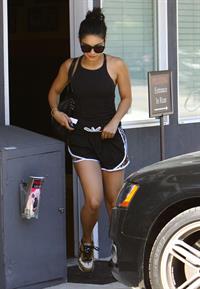 Vanessa Hudgens at a Piloing class in Studio City 9/29/12 