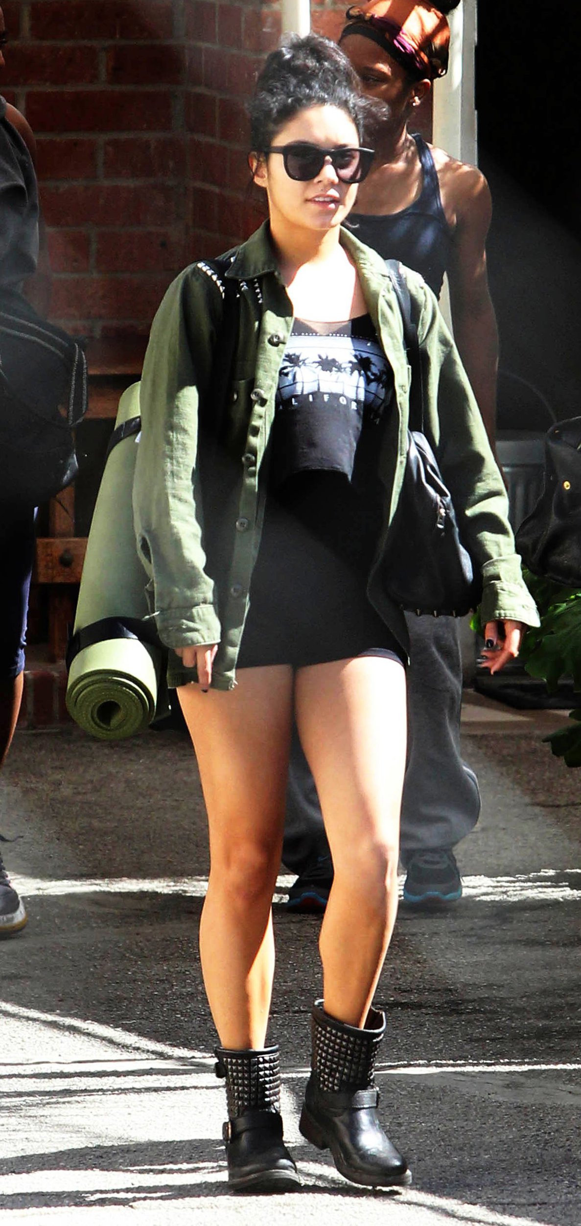 Vanessa Hudgens heading to a gym in LA October 3, 2012 