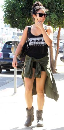 Vanessa Hudgens heading to a gym in LA October 3, 2012 