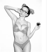 Lindsey Pelas in lingerie