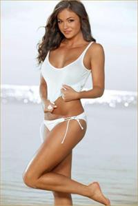 Ashley Ann Vickers in a bikini