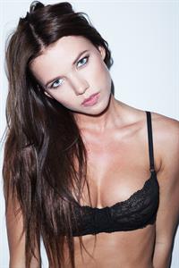 Melanie Ribbe in lingerie