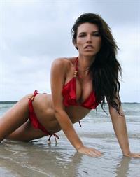 Melanie Ribbe in a bikini