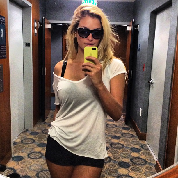 Tatyana Kotova taking a selfie