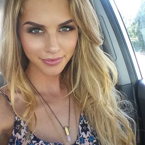Marina Laswick taking a selfie