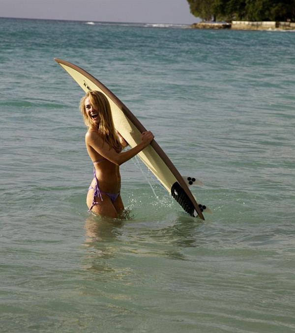 Kimberley Garner in a bikini