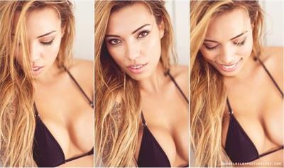 Leah Marie Cahill in a bikini