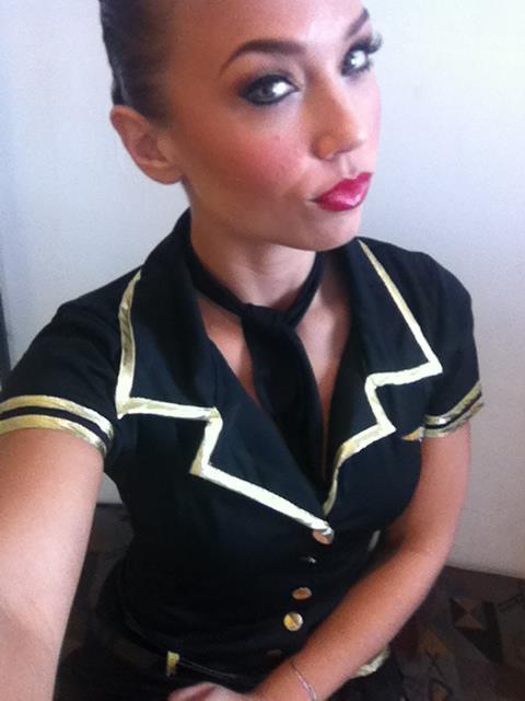 Nicole Mejia taking a selfie